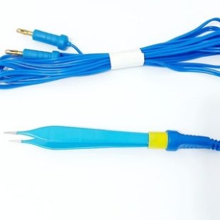 Pinça Bipolar Adson 2,0mm E Cabo Para Bisturi Elétrico.