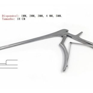 Pinça Kerrison 20cm , 2mm Boca P/ Cima, Ponta Reta 90ºgraus.