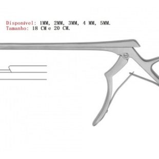 Pinça Kerrison 20cm , 2mm Boca P/ Cima E Angulada 135graus.