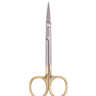Tesoura Iris Curva 12cm Com Vídea