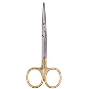 Tesoura Metzembaum Cirúrgica Com Vídea Reta 12 Cm