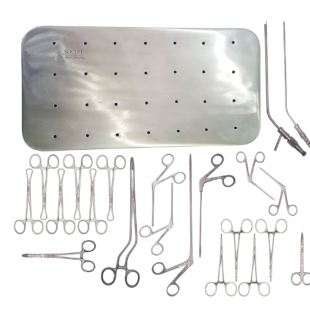 Kit Instrumental Microcirurgia de Laringe 23 Itens