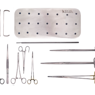 Kit Instrumental Prostatectomia Radical Perineal 11 Itens