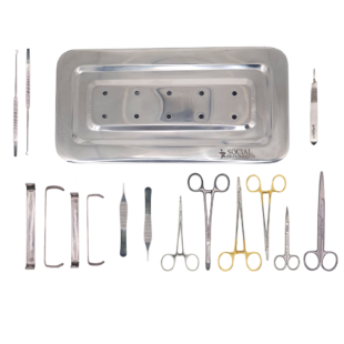 Kit Instrumental Varicocele 14 Itens