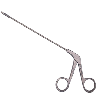 Pinça micro Laringe Sacabocado Reta 18cm
