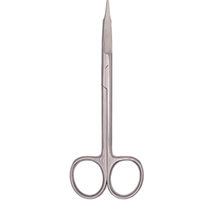 Tesoura Goldman Fox curva 13cm
