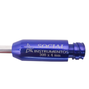 Cânula 300mm X 4mm Luer Lock Ponta 1B