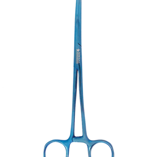 Pinça Rochester Pean Reta Plasma Azul