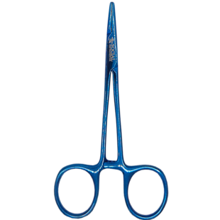 Porta Agulha Mayo Hegar com Videa e Plasma Azul Reta