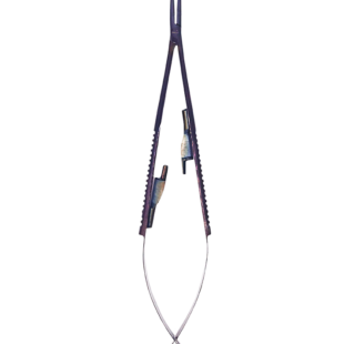 Porta Agulha Castroviejo Com Videa 14cm Preto Reto