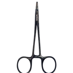 Porta Agulha Ryder Com Videa 12cm Reta Plasma Preto