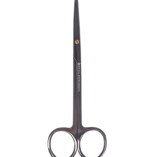 Tesoura Metzembaum Com Videa 14cm Reta Plasma Preta