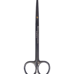 Tesoura Metzembaum Com Videa 16cm Curva Plasma Preta