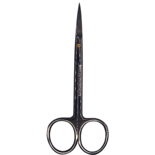 Tesoura Iris com videa e Plasma de 12cm Reta Preta