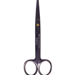 Tesoura Mayo com videa e plasma 14cm Reta Preta