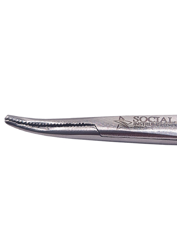 Pinça Mosquito Curva 09 cm - Image 3