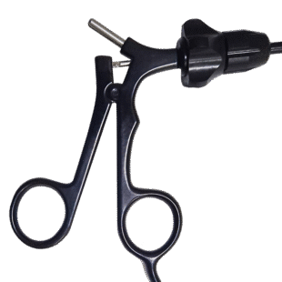 Pinça Bipolar Laparoscopia apreensão dente de rato 2x3