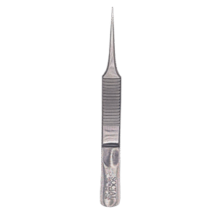 Pinça micro ponta fina reta 8cm
