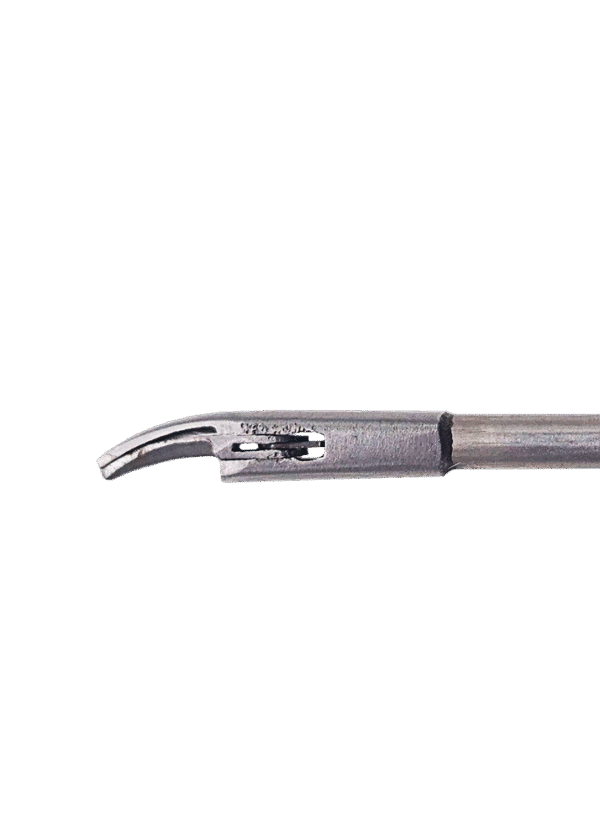 Tesoura Micro laringe Curva, 360° Graus, 30cm - Image 3