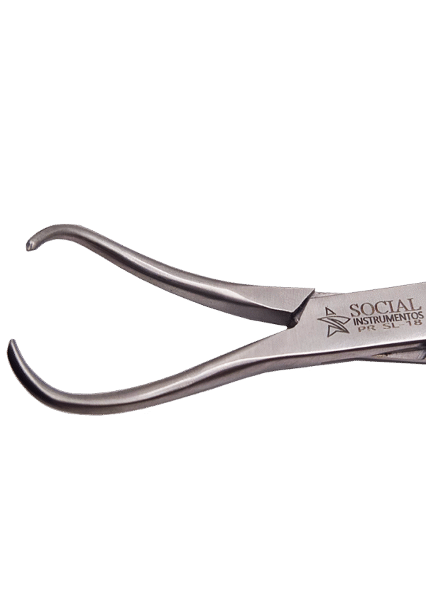 Pinça de redução com pontas e trava 18cm - Image 3