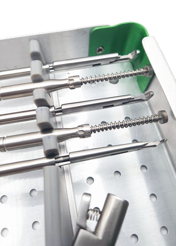 Kit Punch Kerrinson Aço Inoxidavel | 20cm | 5 Ponteiras