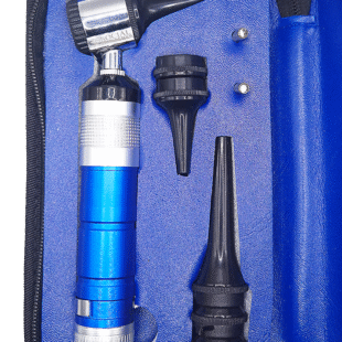 Otoscópio Metálico Profissional Led Varias Cores