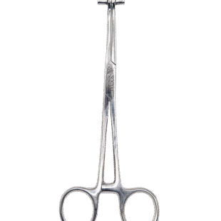 Pinça piercing de septo com tubo 16cm