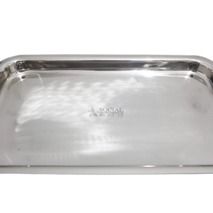 Bandeja Inox Para Instrumental 22x12x1,5cm