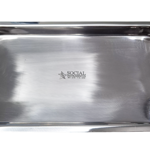 Bandeja Inox Para Instrumental 25x15x02cm